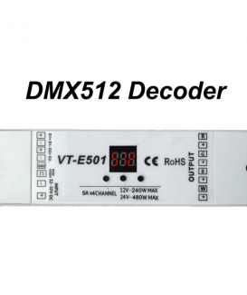 DMX512 decoder 4 channel